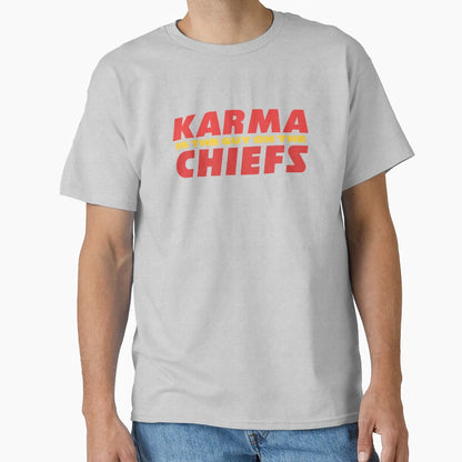 Karma Is Guy Chiefs Eras Tour Karma T-Shirt - Unique Graphic for Adults - T-Shirt, Sweatshirt, Hoodie