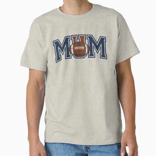 Custom American Football Sports Logo T-Shirt - Casual Everyday Wear Unisex - T-Shirt, Sweatshirt, Hoodie