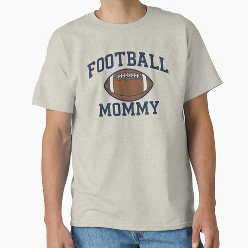 Football Mommy Sports Logo T-Shirt - Trendy Graphic for Adults - T-Shirt, Sweatshirt, Hoodie