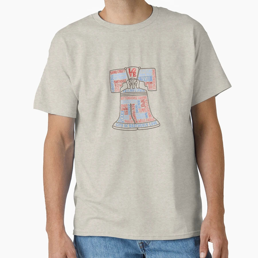 Philly Liberty Bell T-Shirt - Unique Graphic for Adults - T-Shirt, Sweatshirt, Hoodie