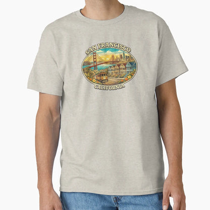 San Francisco T-Shirt - Unique Graphic for Adults - T-Shirt, Sweatshirt, Hoodie