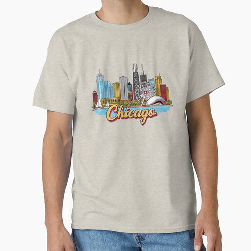 Chicago T-Shirt - Streetwear Style Men Women - T-Shirt, Sweatshirt, Hoodie