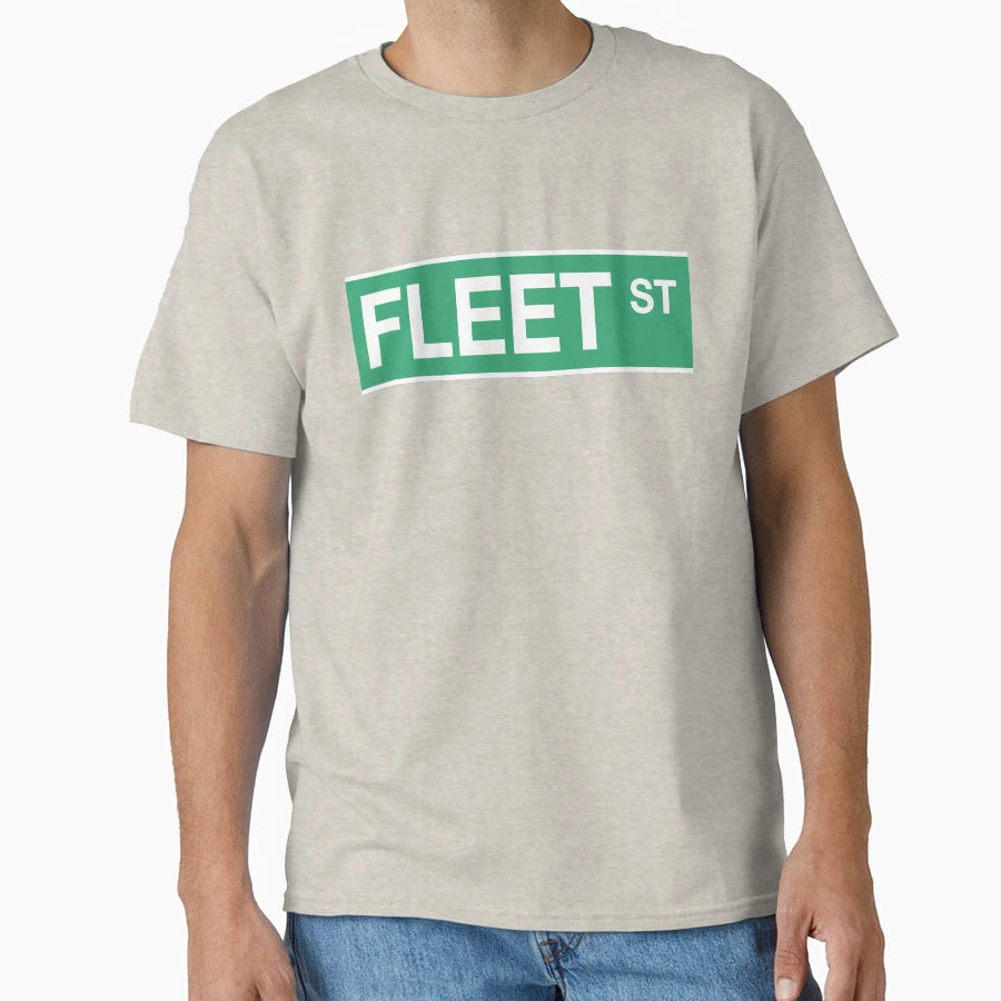 Fleet Street Sweeney Todd Green T-Shirt - Trendy Graphic Men Women - T-Shirt, Sweatshirt, Hoodie