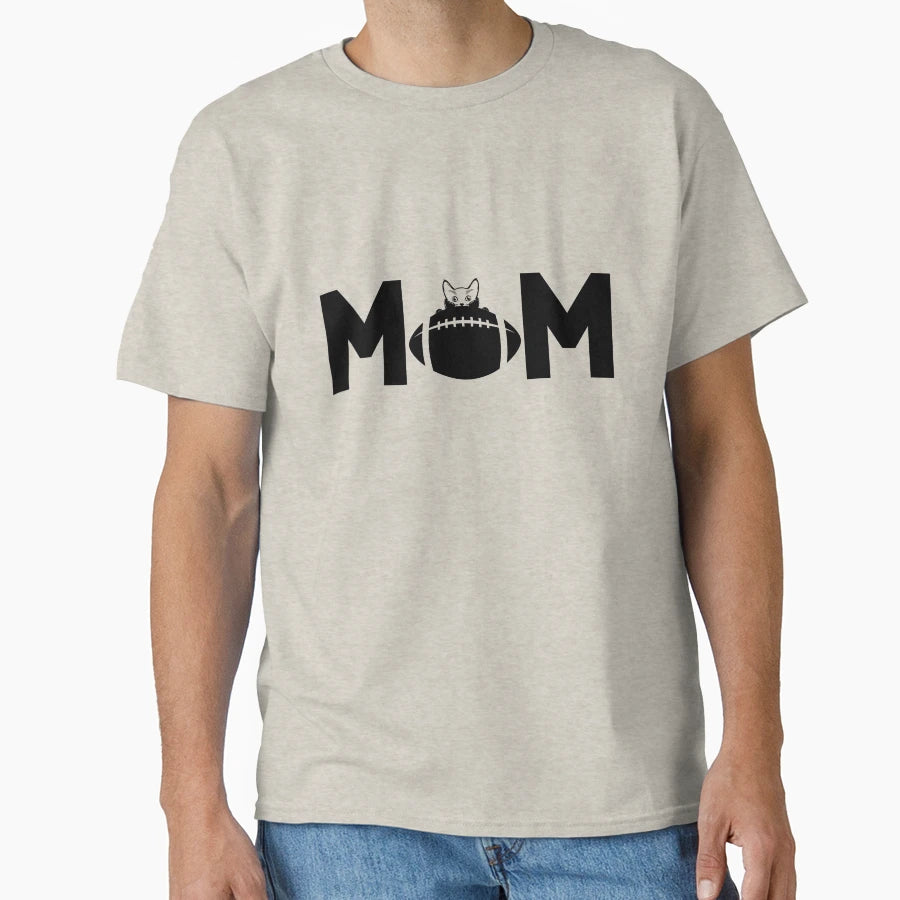 Funny Cat Love Football Cats Lover T-Shirt - Fun Novelty Design for Adults - T-Shirt, Sweatshirt, Hoodie