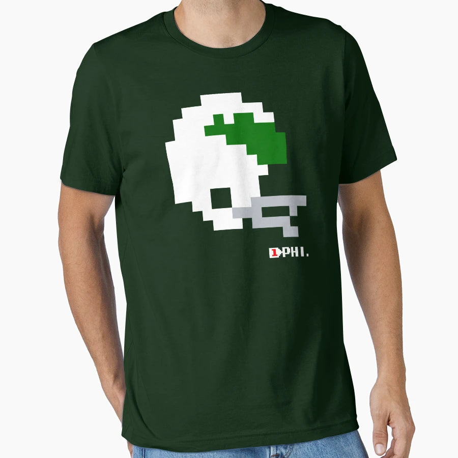 Phl Helmet Tecmo Bowl T-Shirt - Aesthetic Graphic for Adults - T-Shirt, Sweatshirt, Hoodie