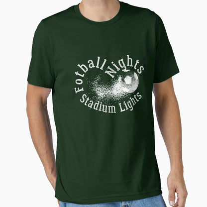 Funny Football Nights Stadium Lights T-Shirt - Trendy Graphic for Adults - T-Shirt, Sweatshirt, Hoodie