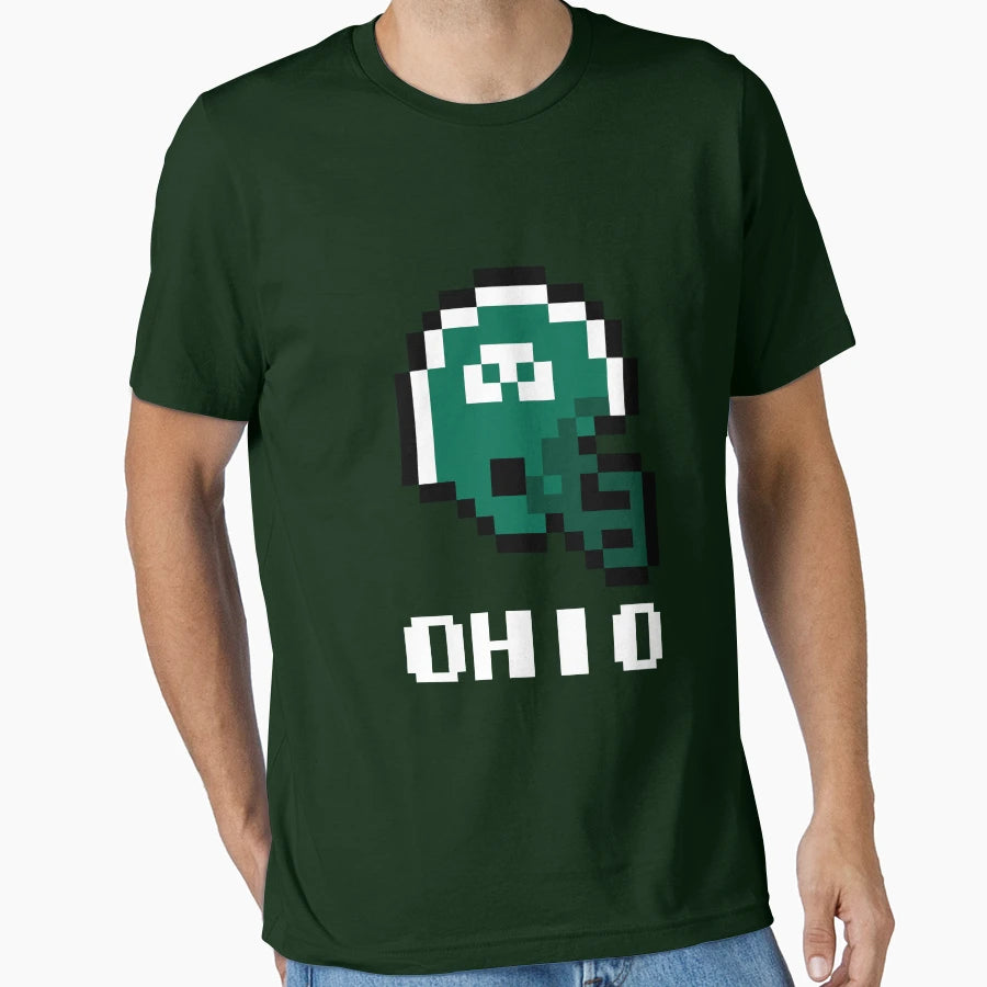 Ohio Bobcats Tecmo Super Bowl T-Shirt - Minimalist Print for Adults - T-Shirt, Sweatshirt, Hoodie