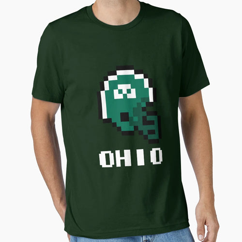 Ohio Bobcats Tecmo Super Bowl T-Shirt - Minimalist Print for Adults - T-Shirt, Sweatshirt, Hoodie