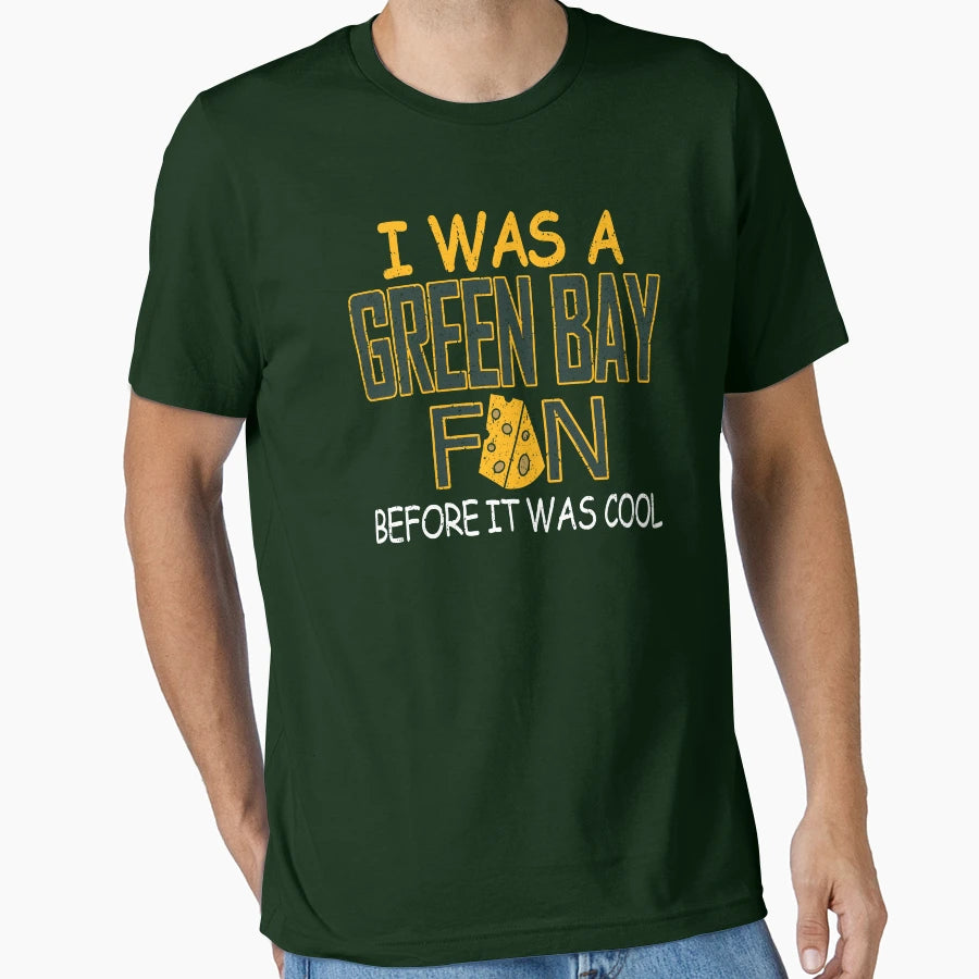 Green Bay Football Fan Old School T-Shirt - Unique Graphic Men Women - T-Shirt, Sweatshirt, Hoodie