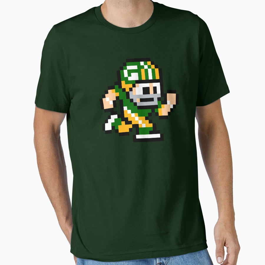 Green Bay Packers Tecmo Super Bowl T-Shirt - Novelty Apparel Unisex - T-Shirt, Sweatshirt, Hoodie