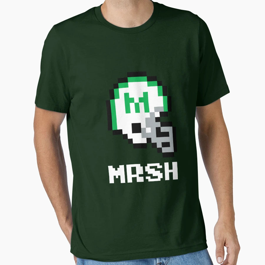 Marshall Thundering Herd Tecmo Super T-Shirt - Minimalist Print Unisex - T-Shirt, Sweatshirt, Hoodie