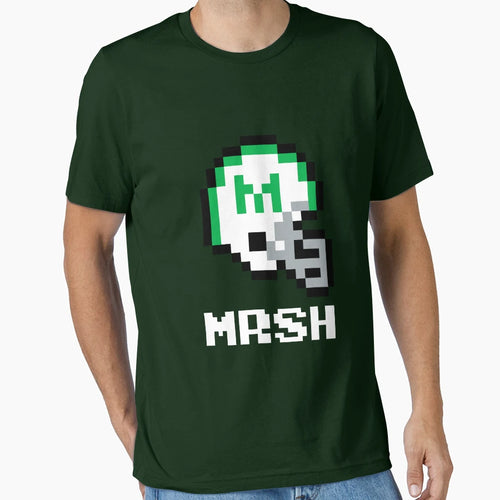 Marshall Thundering Herd Tecmo Super T-Shirt - Minimalist Print Unisex - T-Shirt, Sweatshirt, Hoodie