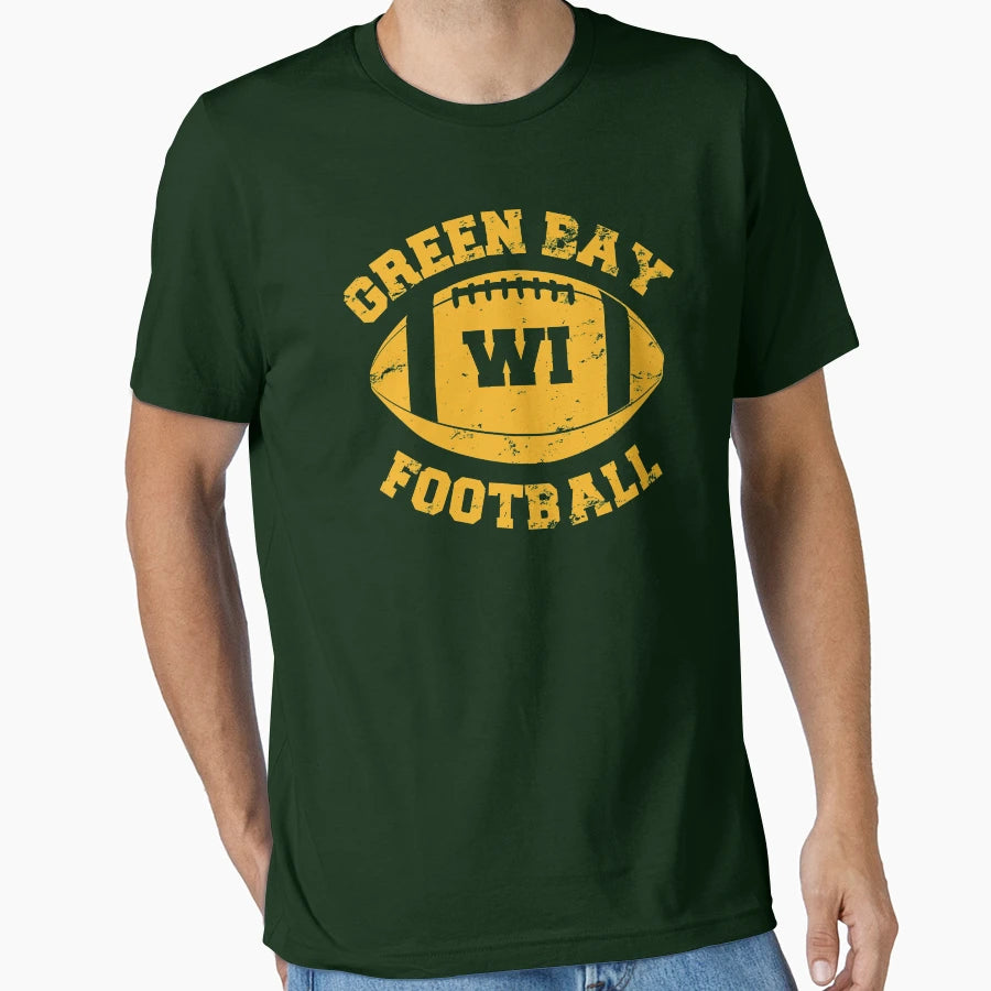 Green Bay Football T-Shirt - Casual Everyday Wear for Adults - T-Shirt, Sweatshirt, Hoodie