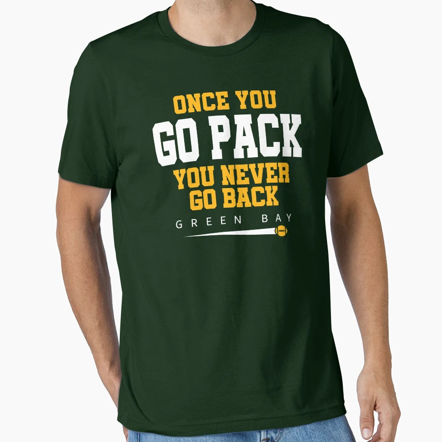 Green Bay Football Fan Cheer T-Shirt - Novelty Apparel Men Women - T-Shirt, Sweatshirt, Hoodie