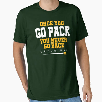 Green Bay Football Fan Cheer T-Shirt - Novelty Apparel Men Women - T-Shirt, Sweatshirt, Hoodie