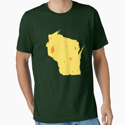 Wisconsin As Cheese T-Shirt - Graphic Print for Adults - T-Shirt, Sweatshirt, Hoodie