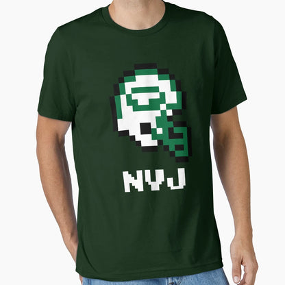 New York Jets Tecmo Super Bowl Football T-Shirt - Trendy Graphic Unisex - T-Shirt, Sweatshirt, Hoodie