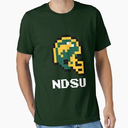 North Dakota State Bison Tecmo T-Shirt - Fun Novelty Design for Adults - T-Shirt, Sweatshirt, Hoodie