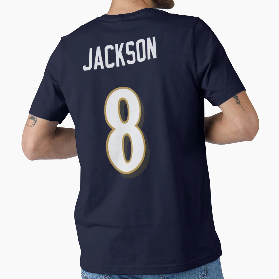 LJ Baltimore Ravens 8 Jersey T-Shirt - Trendy Graphic Men Women - T-Shirt, Sweatshirt, Hoodie