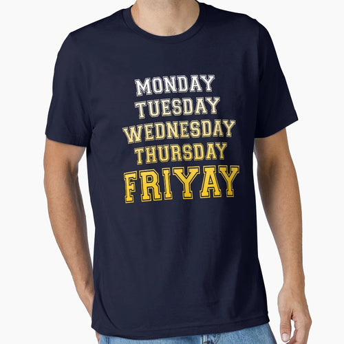 Tgif Friyay T-Shirt - Minimalist Print Men Women - T-Shirt, Sweatshirt, Hoodie