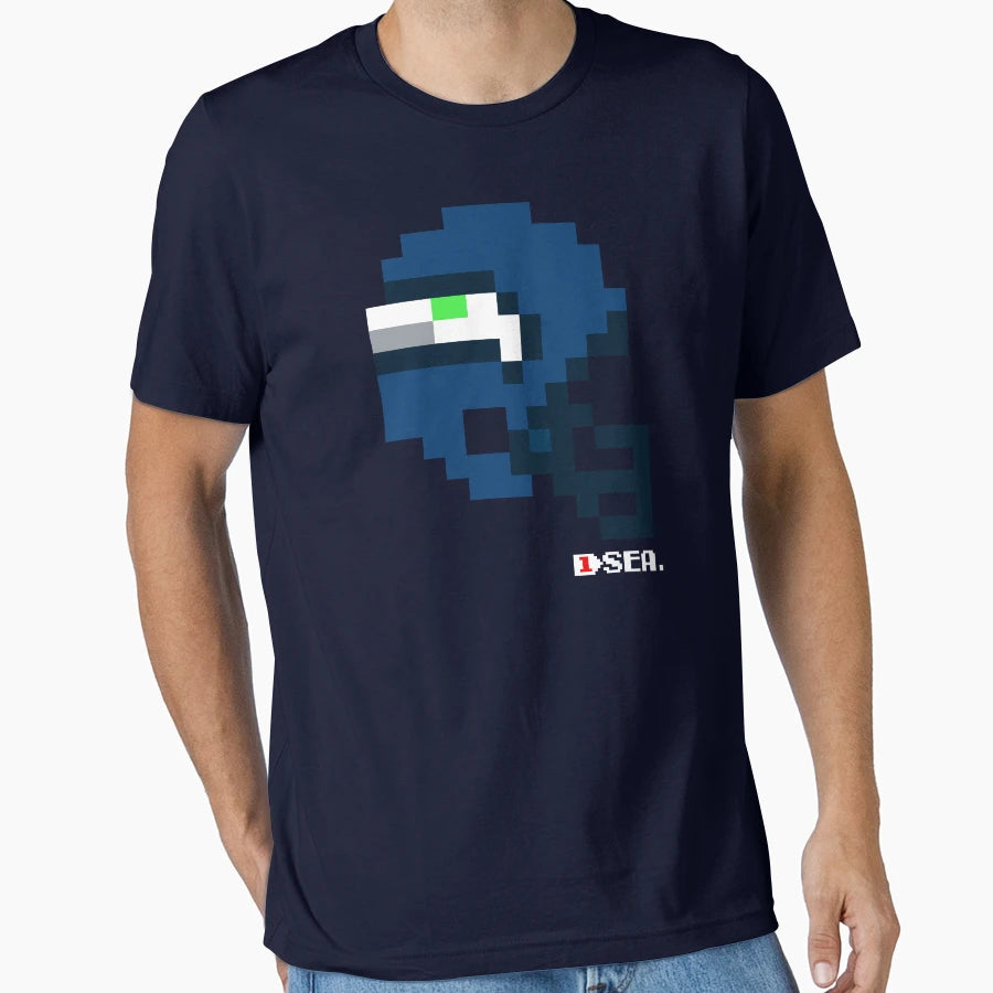 Sea Current Helmet Tecmo Bowl T-Shirt - Fun Novelty Design Men Women - T-Shirt, Sweatshirt, Hoodie