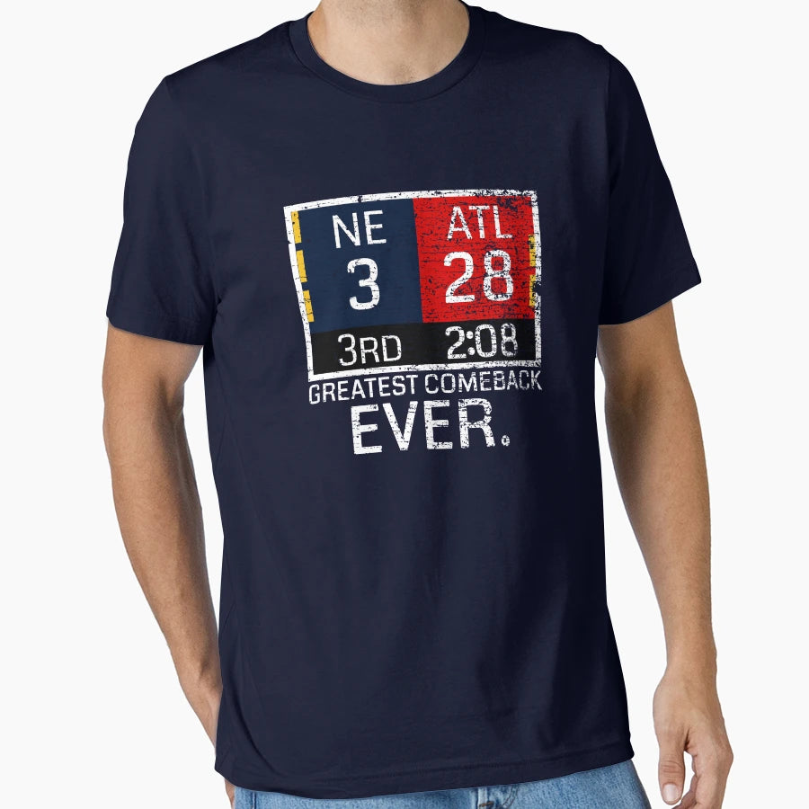 New England 3 Atlanta 28 Greatest T-Shirt - Minimalist Print Unisex - T-Shirt, Sweatshirt, Hoodie
