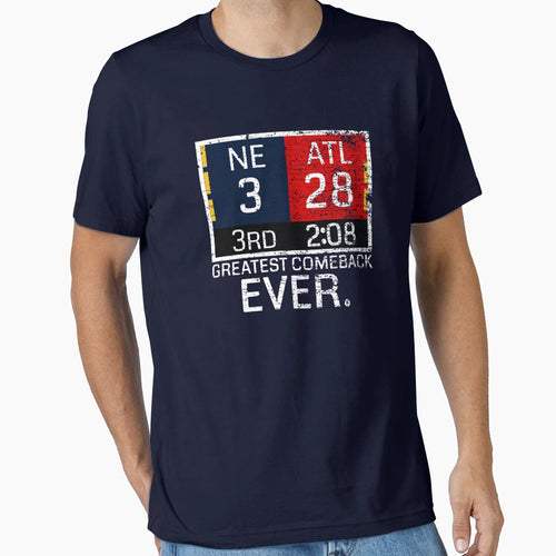 New England 3 Atlanta 28 Greatest T-Shirt - Minimalist Print Unisex - T-Shirt, Sweatshirt, Hoodie
