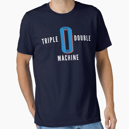 2016 2017 Triple Double Machine Light T-Shirt - Fun Novelty Design Unisex - T-Shirt, Sweatshirt, Hoodie