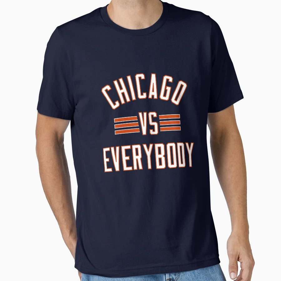 Chicago Vs Everybody T-Shirt - Minimalist Print Unisex - T-Shirt, Sweatshirt, Hoodie