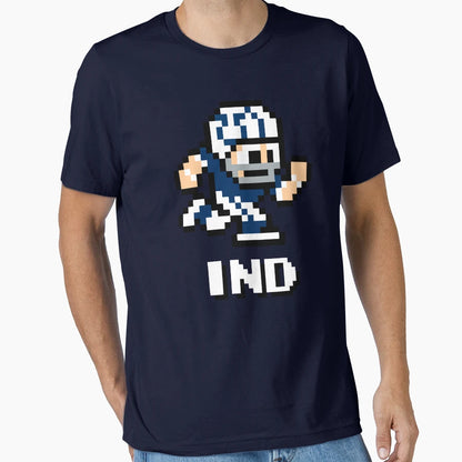 Indianapolis Colts Tecmo Super Bowl T-Shirt - Minimalist Print Men Women - T-Shirt, Sweatshirt, Hoodie