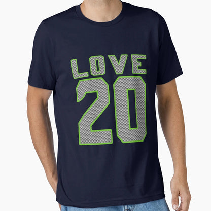 Seattle Seahawks Love T-Shirt - Custom Art Print Men Women - T-Shirt, Sweatshirt, Hoodie