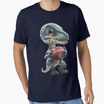Velociraptor And His Efforts Art T-Shirt - Casual Everyday Wear Unisex - T-Shirt, Sweatshirt, Hoodie