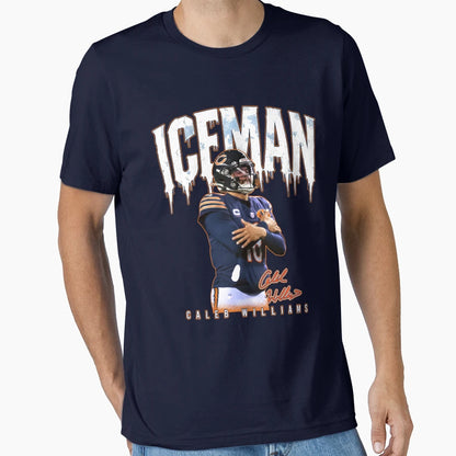 Ice Williams Chicago Football T-Shirt - Minimalist Print Men Women - T-Shirt, Sweatshirt, Hoodie
