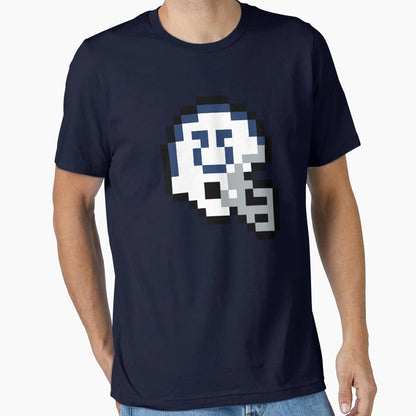 Indianapolis Colts 8 Bit Football T-Shirt - Custom Art Print for Adults - T-Shirt, Sweatshirt, Hoodie