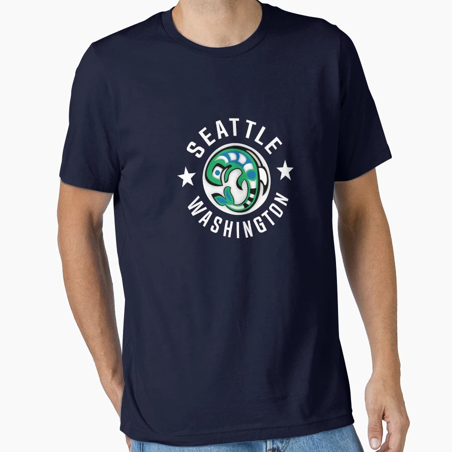 Seattle Washington United States T-Shirt - Aesthetic Graphic Men Women - T-Shirt, Sweatshirt, Hoodie