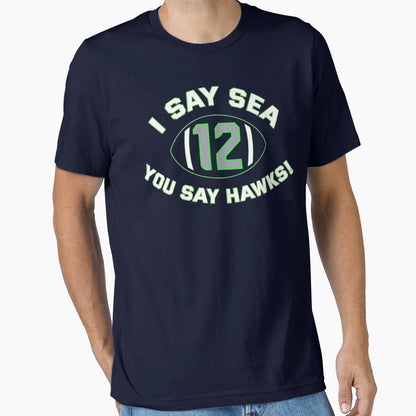 12Th Fan Wear Seattle Football T-Shirt - Unique Graphic for Adults - T-Shirt, Sweatshirt, Hoodie