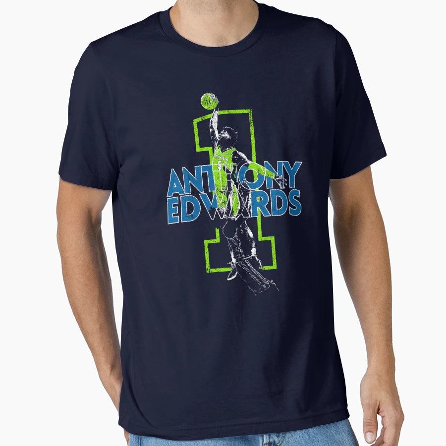 Anthony Edwards T-Shirt - Streetwear Style for Adults - T-Shirt, Sweatshirt, Hoodie