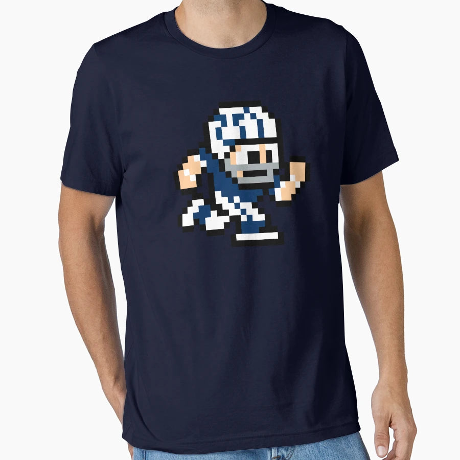 Indianapolis Colts Tecmo Super Bowl T-Shirt - Graphic Print Unisex - T-Shirt, Sweatshirt, Hoodie