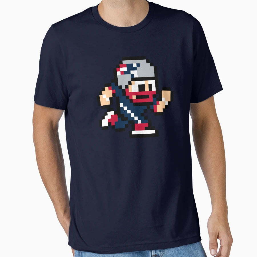 New England Patriots Tecmo Super Bowl T-Shirt - Novelty Apparel for Adults - T-Shirt, Sweatshirt, Hoodie