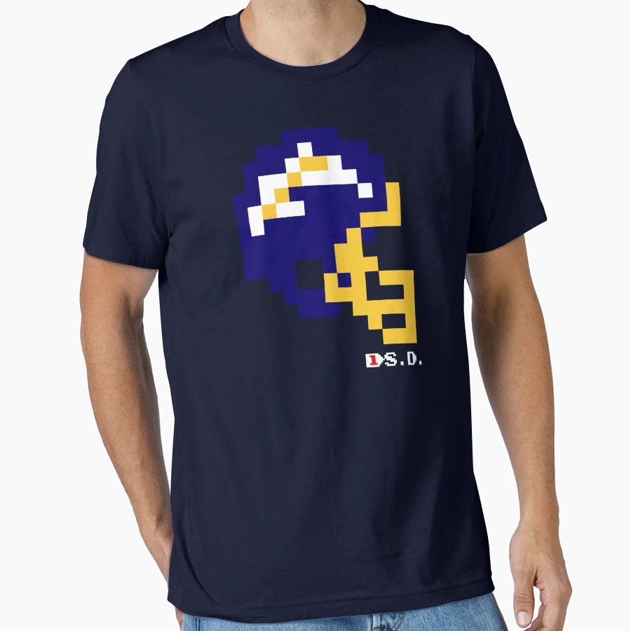 Sd Helmet Tecmo Bowl T-Shirt - Custom Art Print Men Women - T-Shirt, Sweatshirt, Hoodie