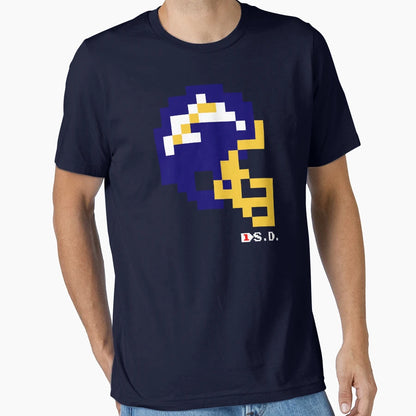 Sd Helmet Tecmo Bowl T-Shirt - Custom Art Print Men Women - T-Shirt, Sweatshirt, Hoodie