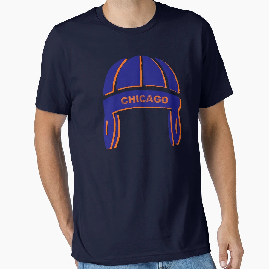 Chicago Football T-Shirt - Minimalist Print Unisex - T-Shirt, Sweatshirt, Hoodie