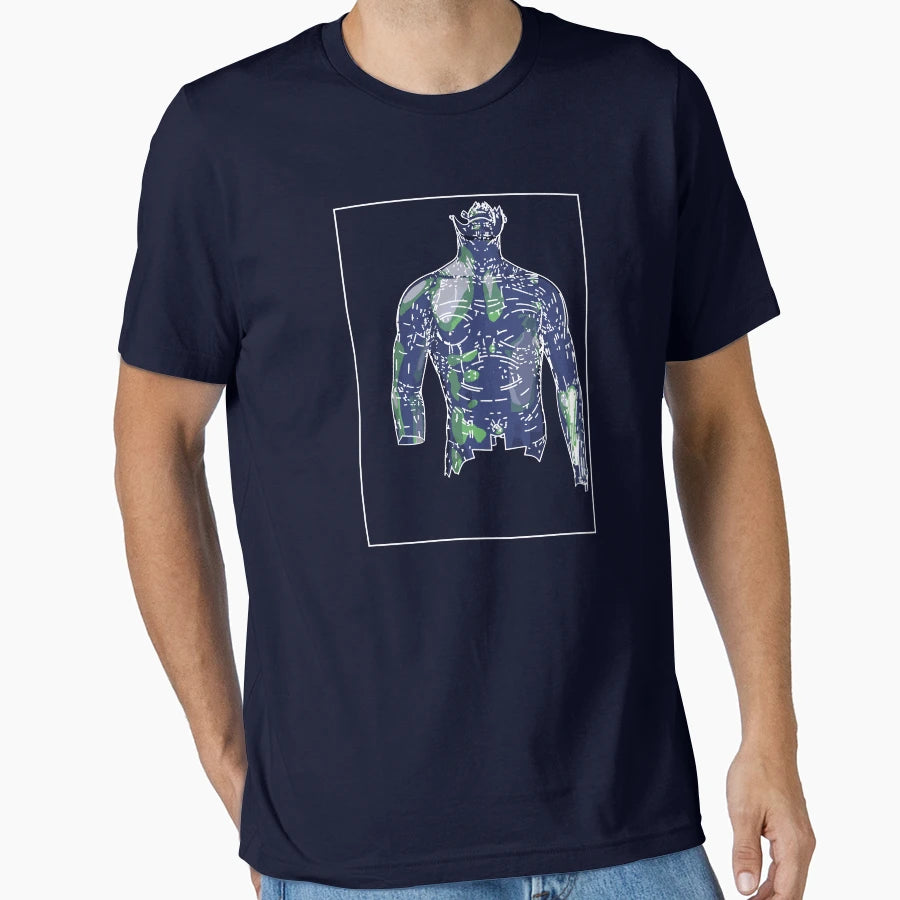 Green Blue B T-Shirt - Unique Graphic Men Women - T-Shirt, Sweatshirt, Hoodie