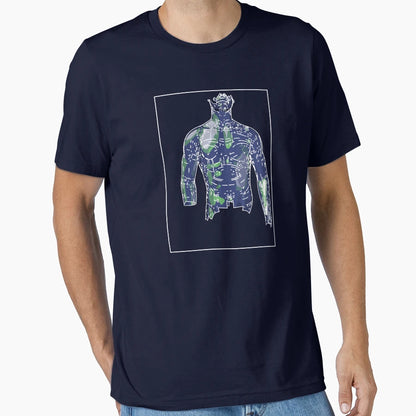Green Blue B T-Shirt - Unique Graphic Men Women - T-Shirt, Sweatshirt, Hoodie