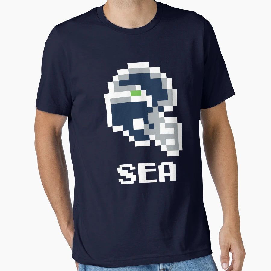Seattle Seahawks Tecmo Super Bowl T-Shirt - Minimalist Print Unisex - T-Shirt, Sweatshirt, Hoodie