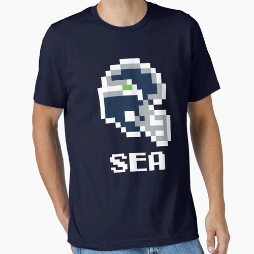 Seattle Seahawks Tecmo Super Bowl T-Shirt - Minimalist Print Unisex - T-Shirt, Sweatshirt, Hoodie