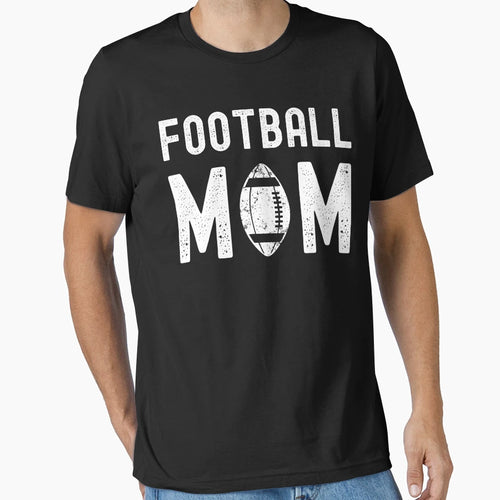 Football Mom T-Shirt - Aesthetic Graphic for Adults - T-Shirt, Sweatshirt, Hoodie