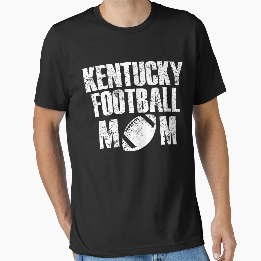 Kentucky Football Mom American Football T-Shirt - Graphic Print for Adults - T-Shirt, Sweatshirt, Hoodie