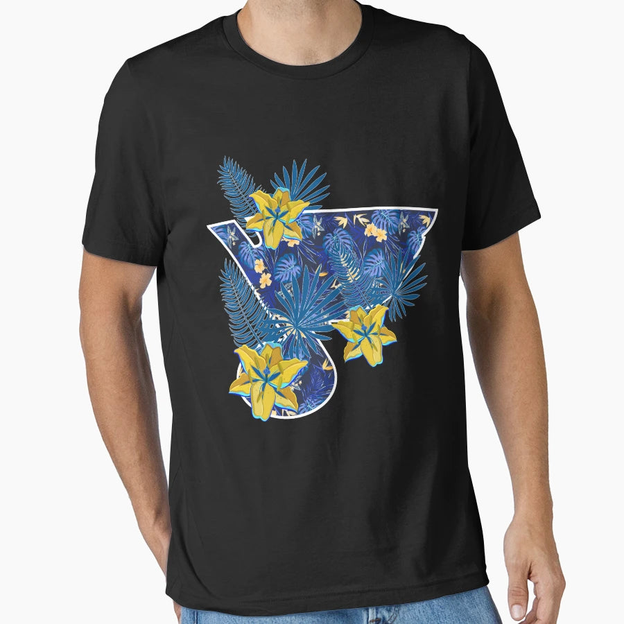Hawaiian Blue Note T-Shirt - Graphic Print Men Women - T-Shirt, Sweatshirt, Hoodie