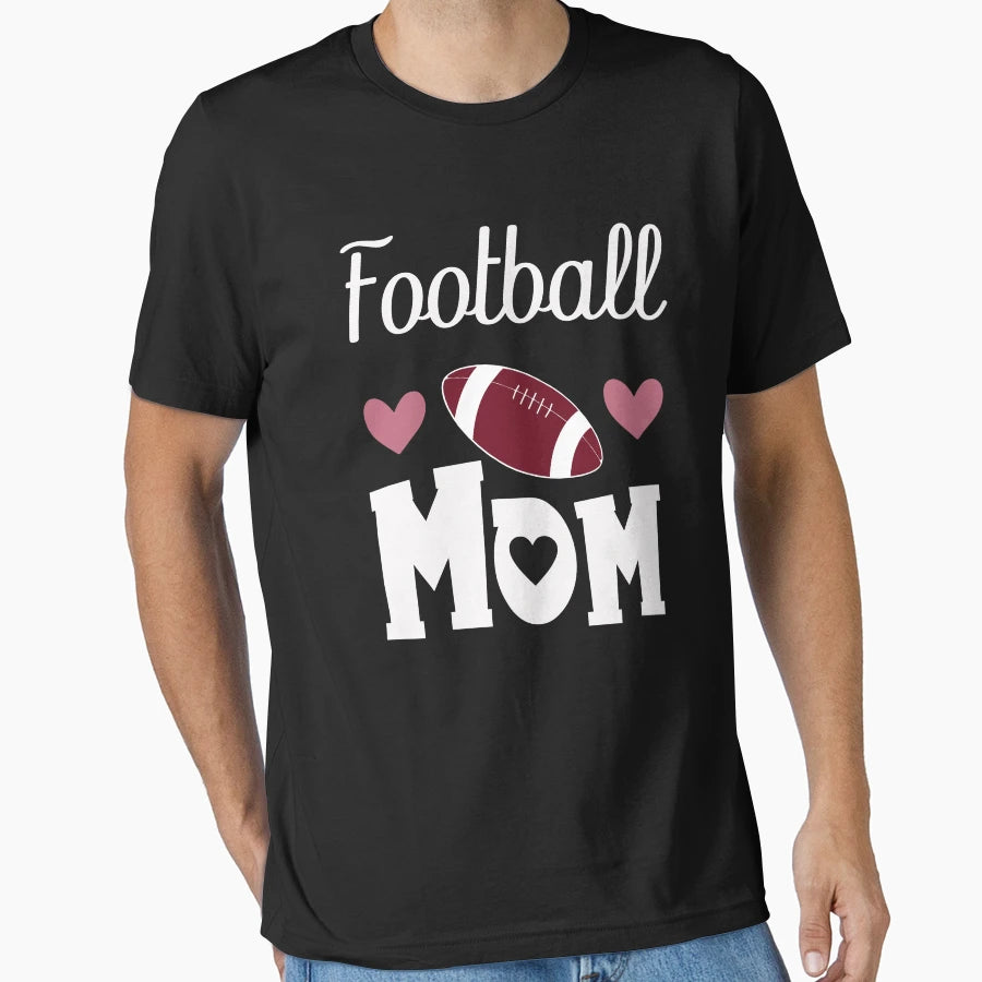 Funny Rugby Mom Gift Football Mom T-Shirt - Casual Everyday Wear Men Women - T-Shirt, Sweatshirt, Hoodie